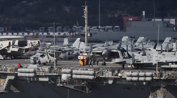 AS Kerahkan 150 Pesawatnya ke Pangkalan-Pangkalan Dekat Iran